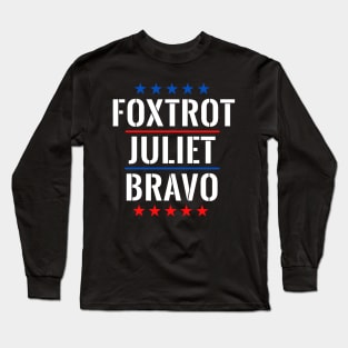 Vintage Foxtrot Juliet Bravo Long Sleeve T-Shirt